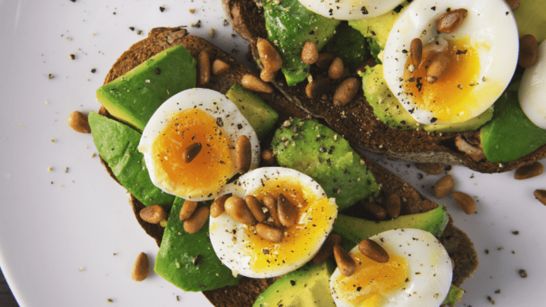 hard boiled egg toast